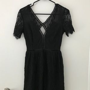 Forever 21 Lace Eyelet Mini Dress